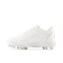 New Balance 4040v7 White Youth Molded Cleats