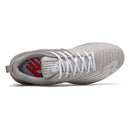 New Balance FuelCell 4040v6 Gray with White Low Metal Men's Cleats
