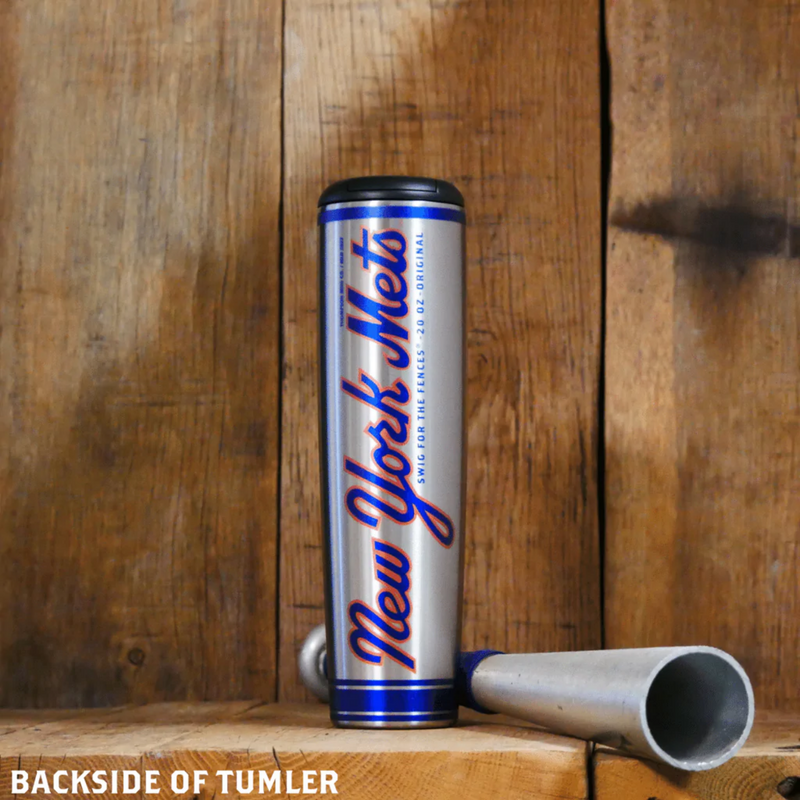 New York Mets "Limited Edition" Metal Dugout Mug | Stainless Steel Baseball Bat Mug