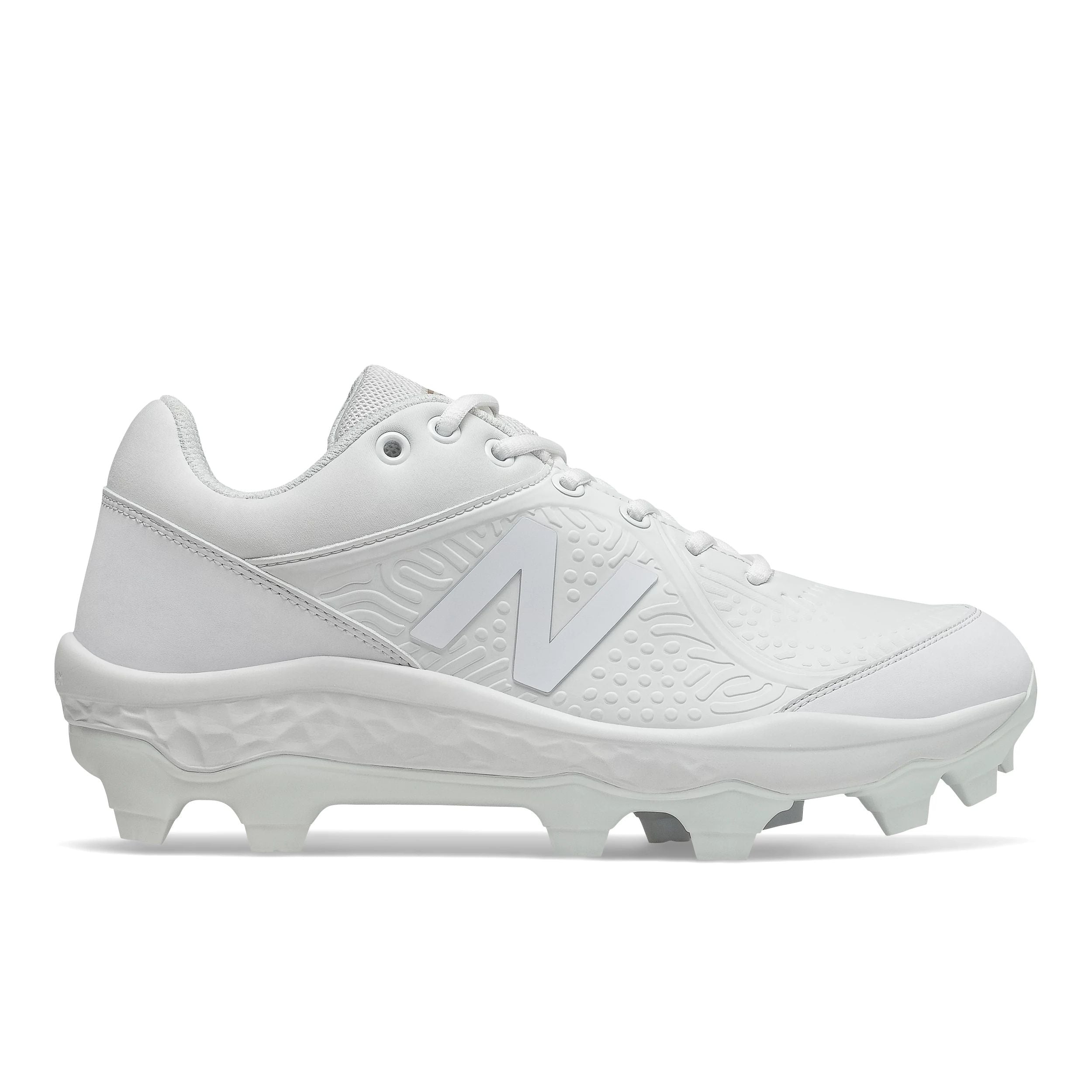 New Balance Fresh Foam 3000v5 White White Low TPU Men s Cleats Nutmeg Sporting Goods