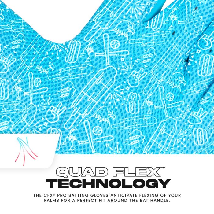 Franklin CFX® Pro Jewel Event Fourth Of July Youth Batting Gloves