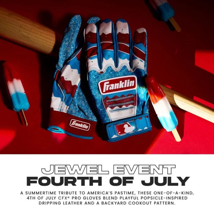 Franklin CFX® Pro Jewel Event Fourth Of July Youth Batting Gloves