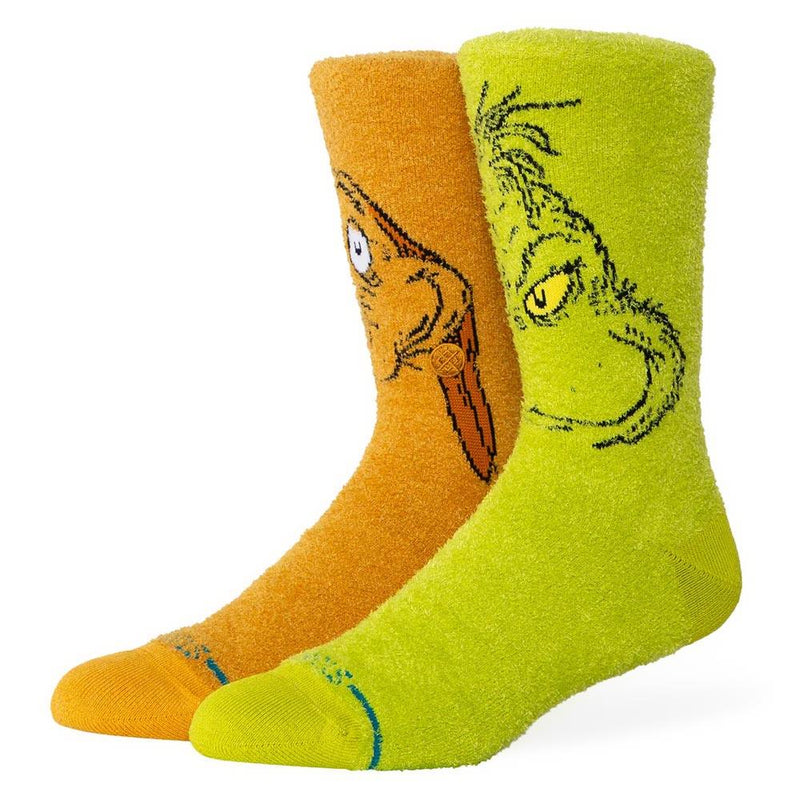 Stance Grinch and Max Crew Socks