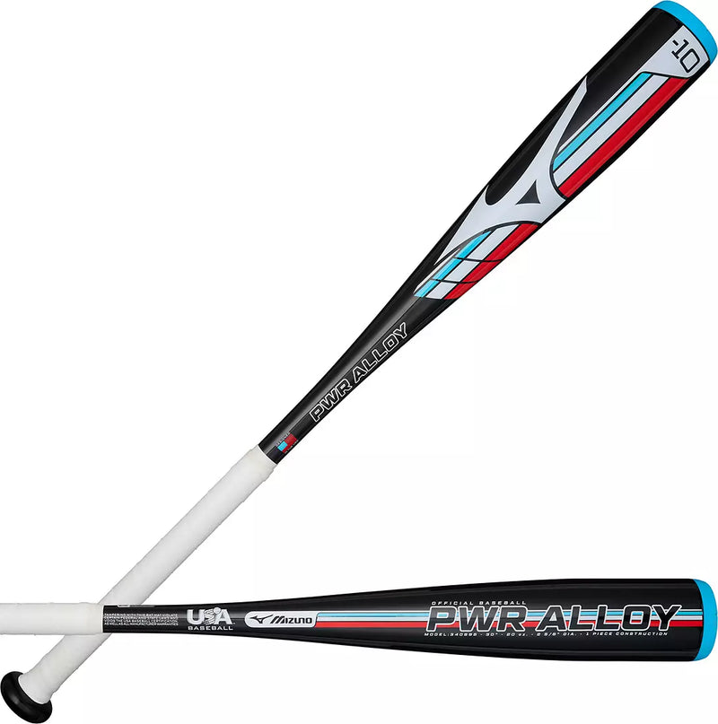 Mizuno PWR Alloy USA Baseball Bat 2 5/8" (-10)