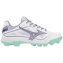 Mizuno Cushionrevo Finch Jr. Girl's Cleats White/Lavender