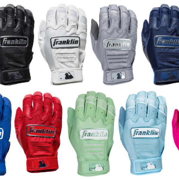 Franklin CFX Pro Full Color Chrome Adult Batting Gloves | Nutmeg