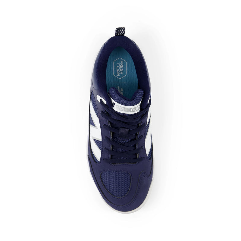 New Balance 3000v7 Navy Youth Molded Cleats