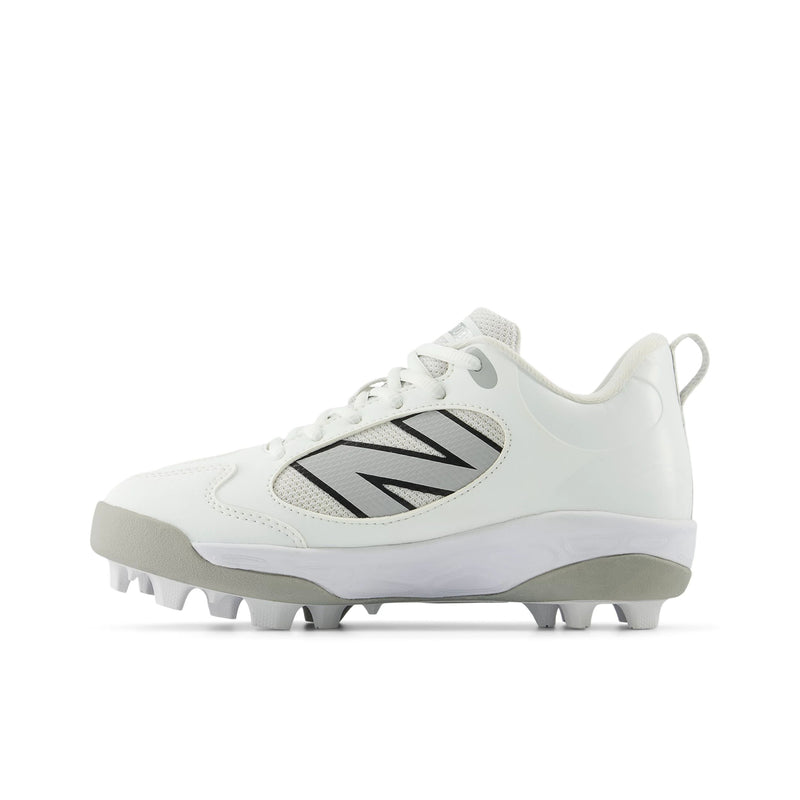 New Balance 3000v7 White Youth Molded Cleats