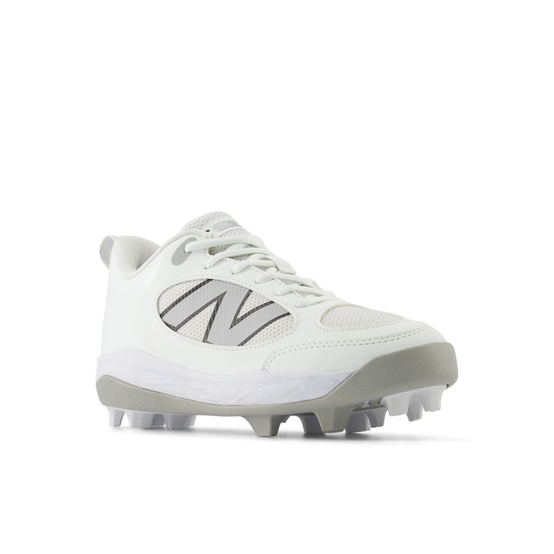 New Balance 3000v7 White Youth Molded Cleats