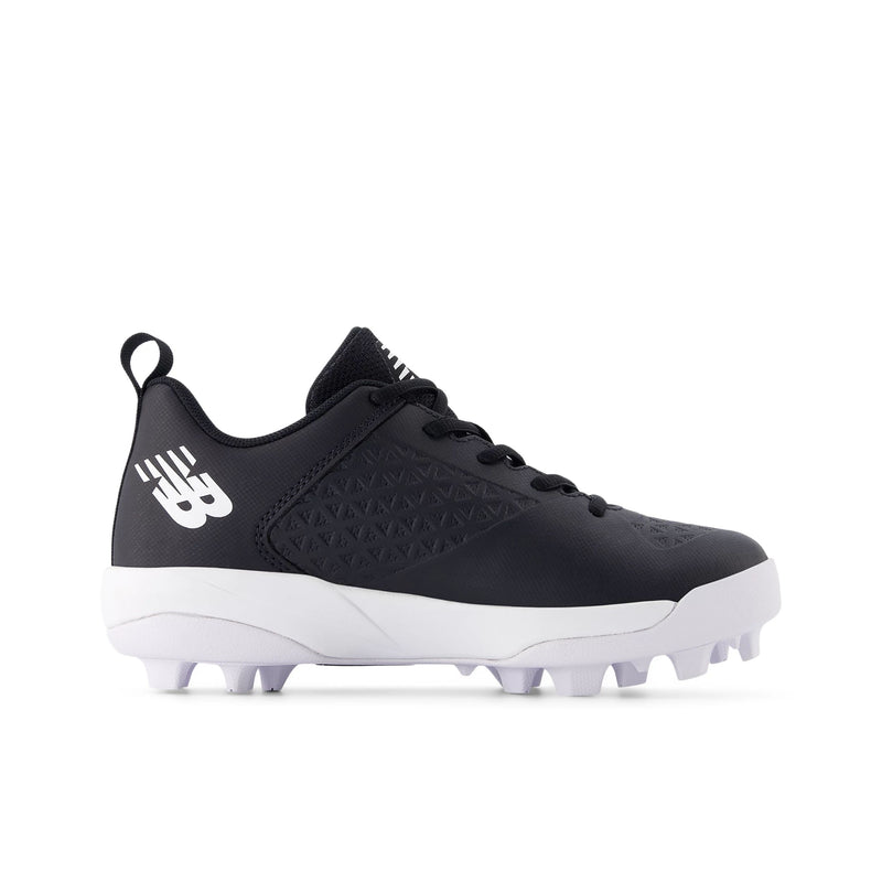 New Balance 4040v8 Black Youth Molded Cleats