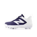 New Balance 4040v8 Navy Youth Molded Cleats