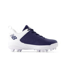 New Balance 4040v8 Navy Youth Molded Cleats