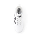 New Balance 4040v8 White Youth Molded Cleats