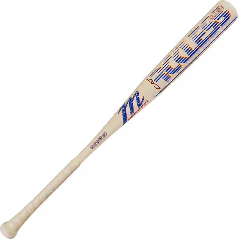 Marucci Limited Edition CATX RCKLESS Rewind Cream BBCOR Baseball Bat (-3)