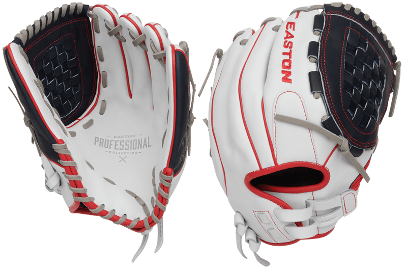Easton Professional Collection Color Splash Infield Outfield Fastpitch Glove 12.5 Nutmeg Sporting Goods