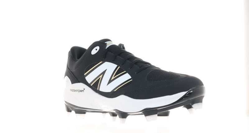 New Balance Fresh Foam 3000v7 Black/White Low TPU Men's Cleats