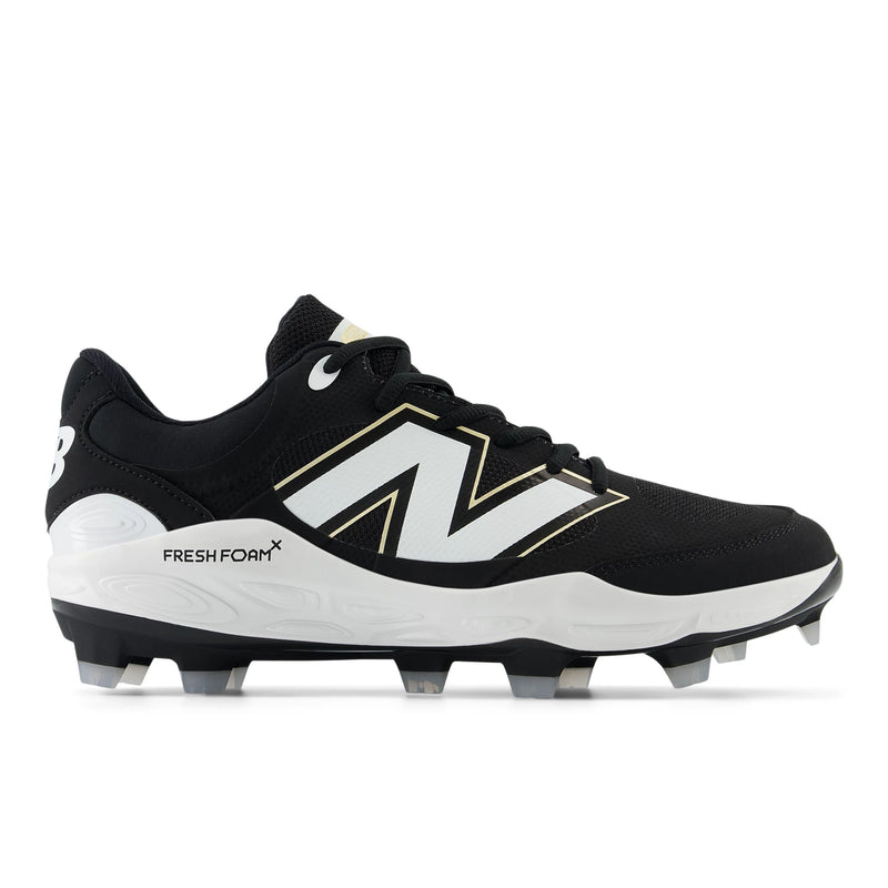 New Balance Fresh Foam 3000v7 Black/White Low TPU Men's Cleats