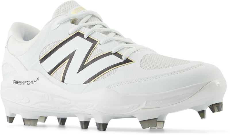 New Balance Fresh Foam 3000v7 White Low TPU Men's Cleats