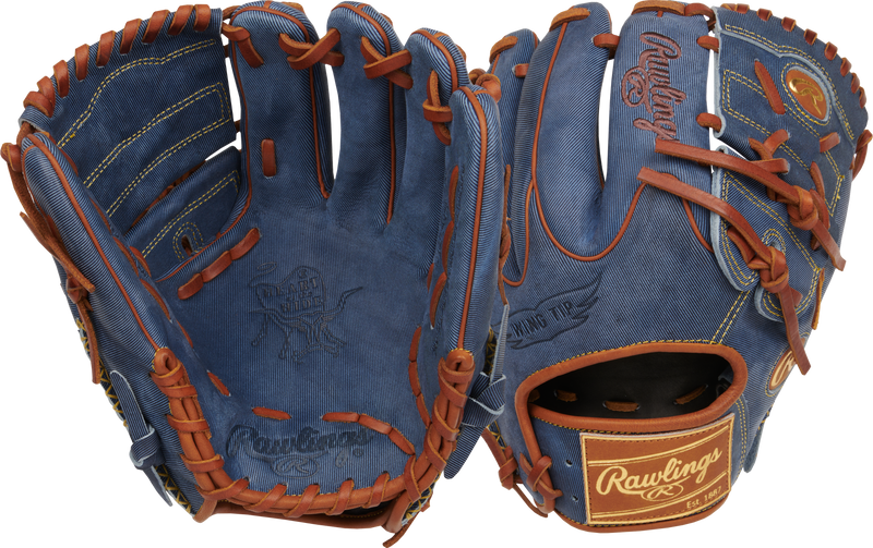 Rawlings Heart of the Hide Pro Denim Series PRO205W-9D Infield/Pitcher's Glove - 11.75"