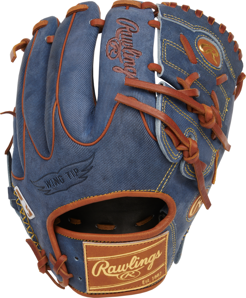 Rawlings Heart of the Hide Pro Denim Series PRO205W-9D Infield/Pitcher's Glove - 11.75"