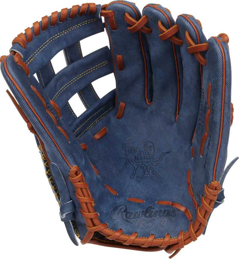 Rawlings Heart of the Hide Pro Denim Series PRO3039-6D Outfield Glove - 12.75"