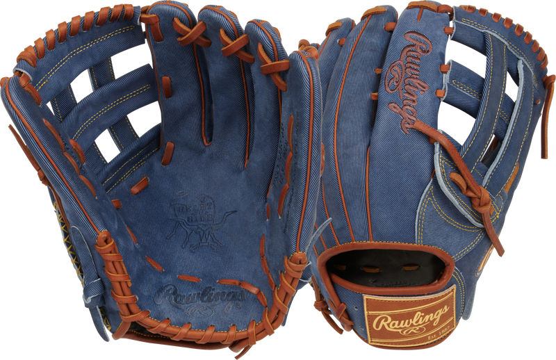 Rawlings Heart of the Hide Pro Denim Series PRO3039-6D Outfield Glove - 12.75"