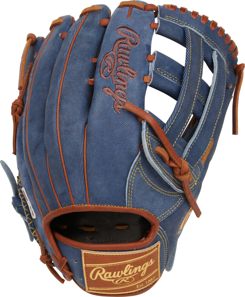 Rawlings Heart of the Hide Pro Denim Series PRO3039-6D Outfield Glove - 12.75"