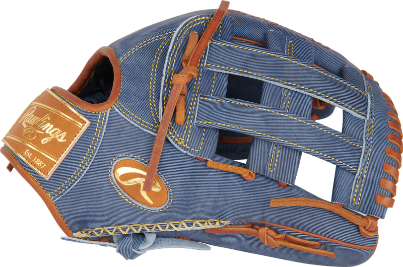 Rawlings Heart of the Hide Pro Denim Series PRO3039-6D Outfield Glove - 12.75"