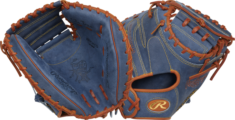 Rawlings Heart of the Hide Pro Denim Series PROCM43D Catcher's Mitt - 34"