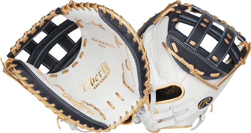 Rawlings Liberty Advanced Color Series RLACM34FPWNG Fastpitch Catcher's Softball Mitt - 34"