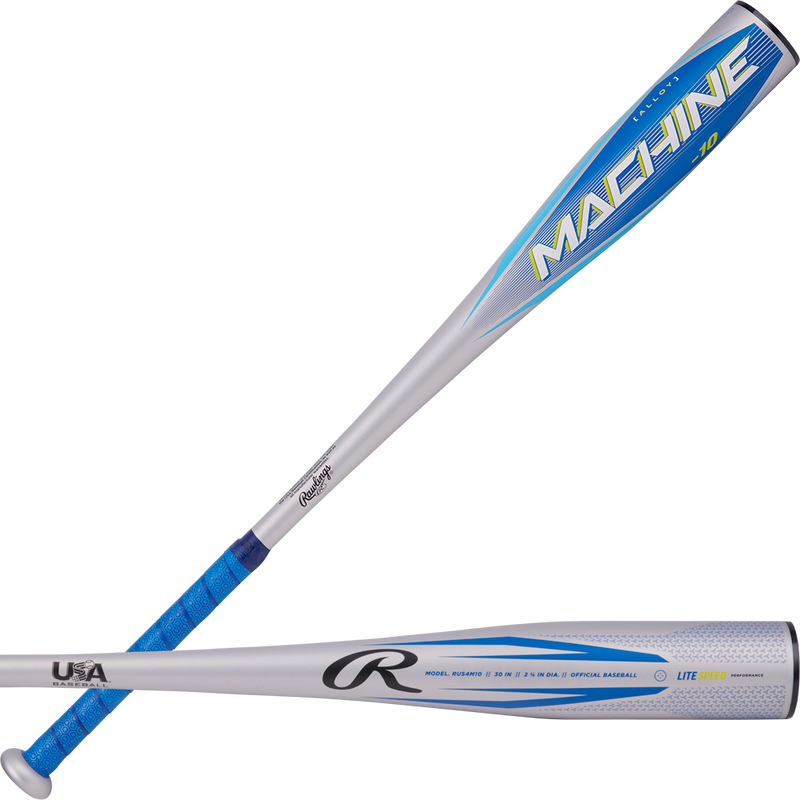 Rawlings Machine USA Baseball Bat (-10)