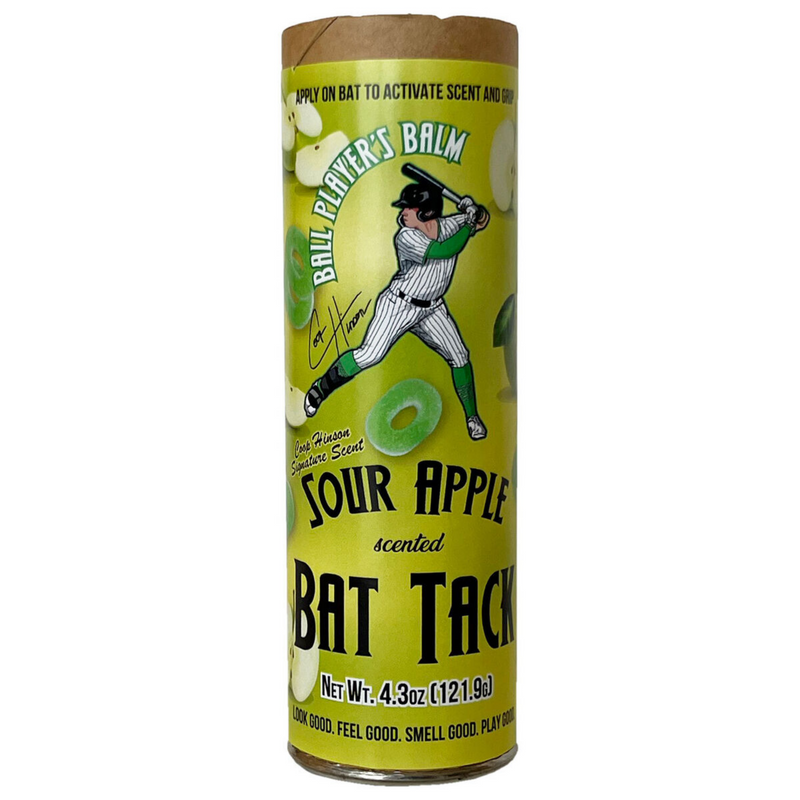 Ball Player's Balm: Sour Apple Scented Bat Tack