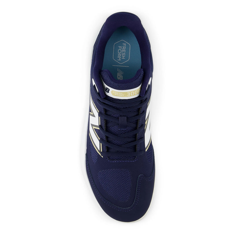 New Balance 3000v7 Navy with White Turf Trainer