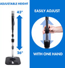Tanner Tees Pro 26"- 43" - Baseball & Softball Batting Tee