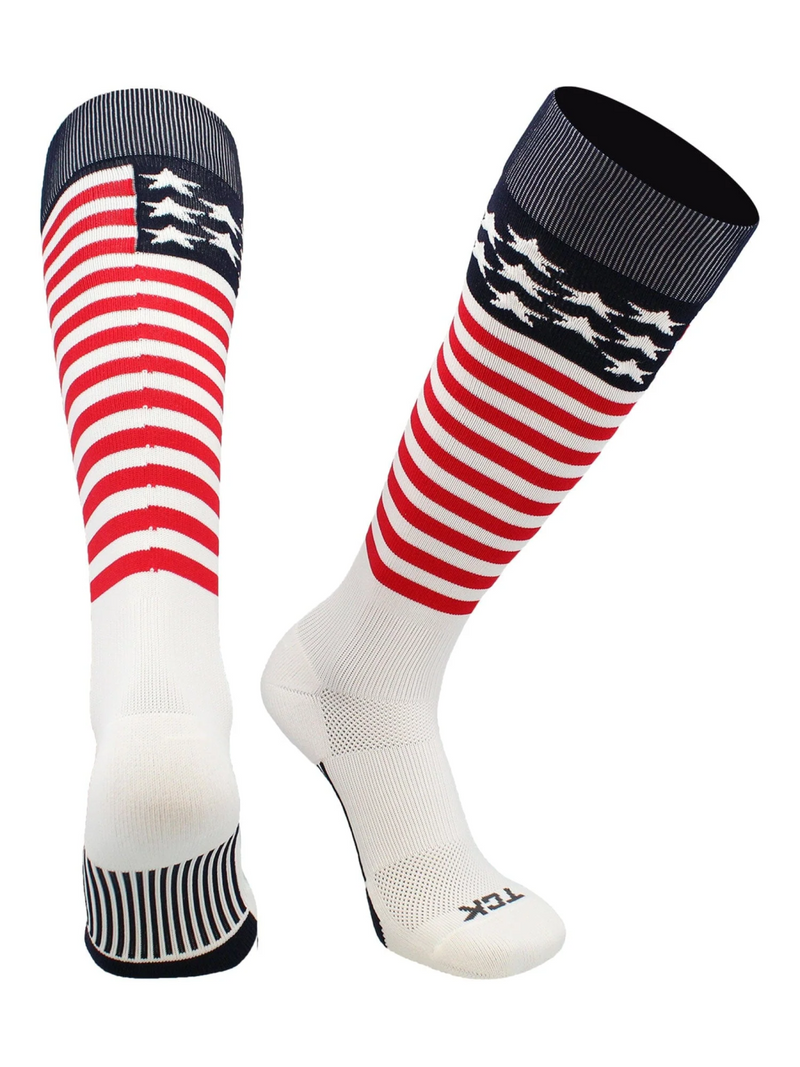 TCK USA Stars and Stripes Baseball/Softball Socks