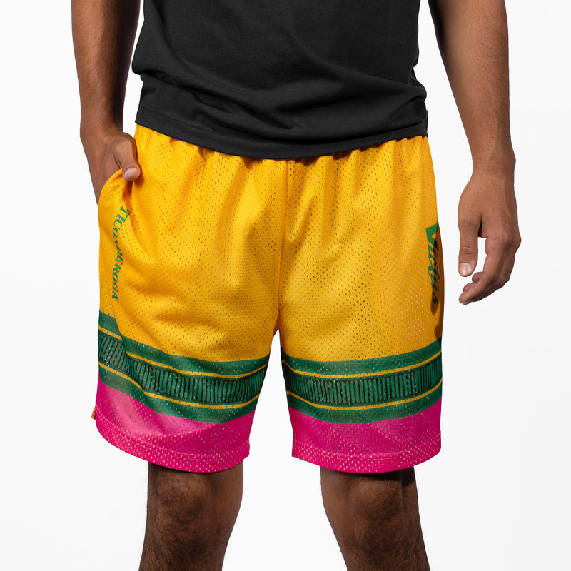Victus Yellow Pencil Youth Mesh Shorts