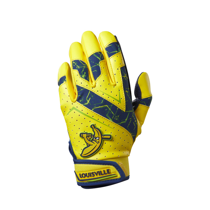 Louisville Slugger Savannah Bananas Genuine V2 Youth Batting Gloves