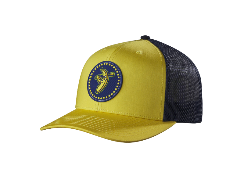 Evoshield Savannah Bananas Rubber Patch Trucker Snapback Hat