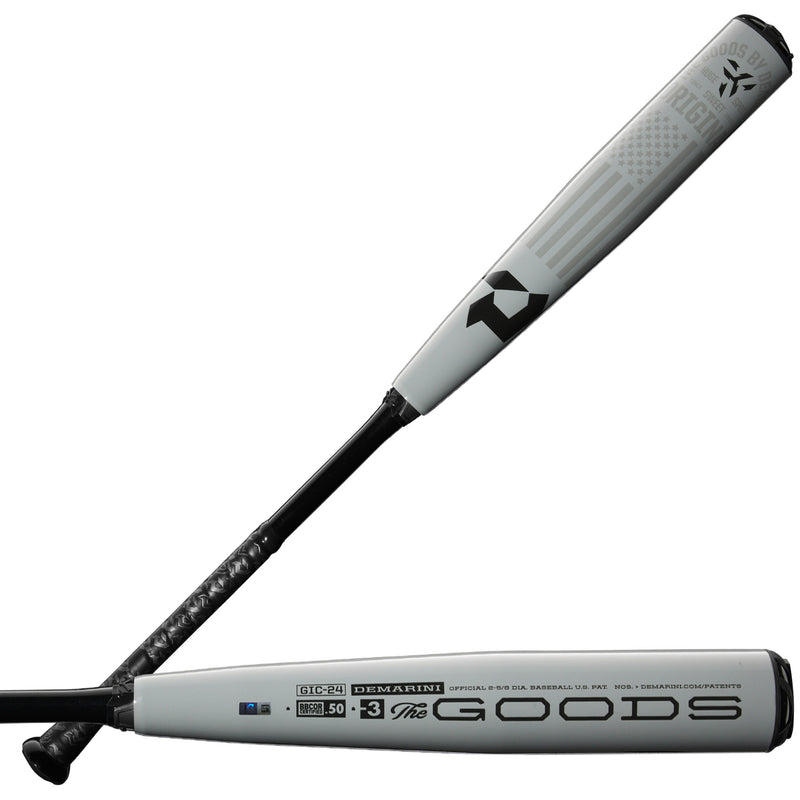 DeMarini 2024 The Goods Hybrid BBCOR Baseball Bat (-3)