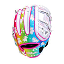 Wilson A200 EZ Catch "Unicorns Rainbow" Tee Ball Glove - 10" - Nutmeg Sporting Goods