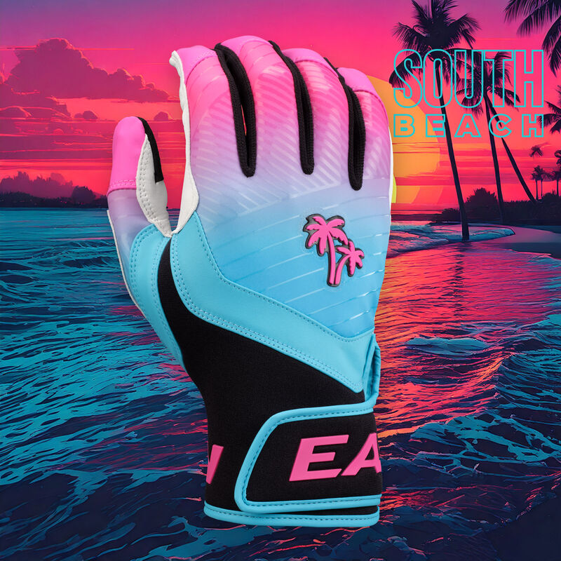 Easton Walk-Off Ethos South Beach Youth Baseball Batting Gloves