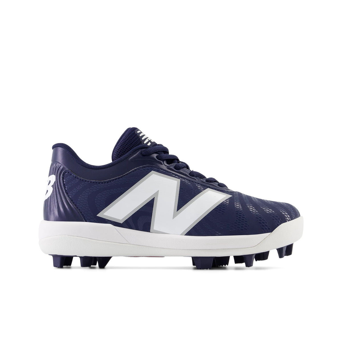 New Balance 4040v7 Navy Youth Molded Cleats | Nutmeg  display picture 1
