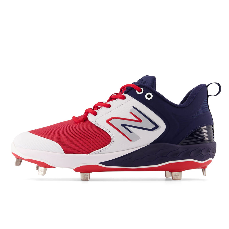 New Balance Fresh Foam 3000v6 Navy/Red Low Metal Men's Cleats