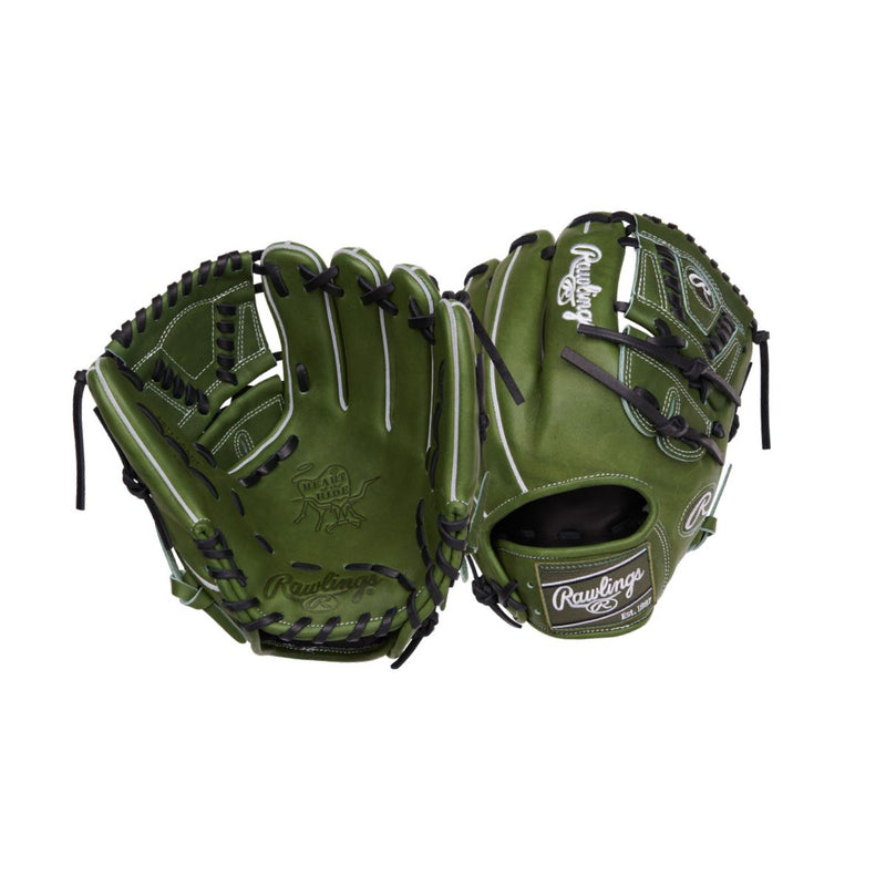 Rawlings Heart of the Hide Military Green PRO205-30MG Pitchers Mitt - 11.75"
