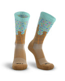 TCK Icy Mint Freeze Ice Cream Cone Crew Socks - Nutmeg Sporting Goods