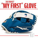 Franklin MLB Mets Tee Ball Glove - 9.5" - Nutmeg Sporting Goods