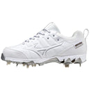 Mizuno 9-Spike Swift 7 Low White Metal Women's Cleats