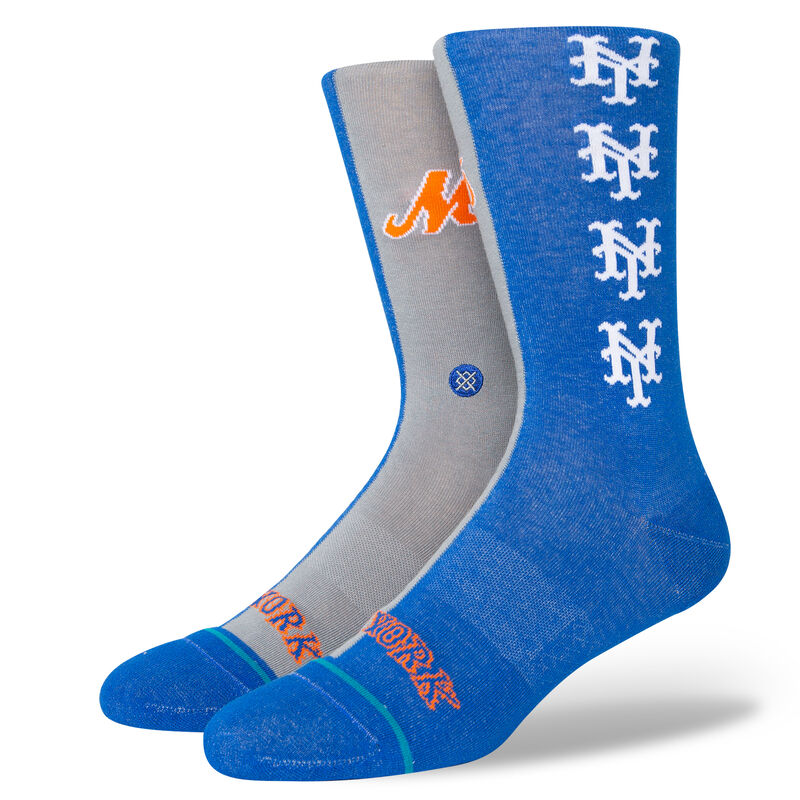 Stance MLB New York Mets Split Crew Color Socks