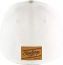 Black Clover + Rawlings Leather Patch Flat Brim Hat - Nutmeg Sporting Goods