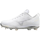 Mizuno Dominant 4 White Low Metal Men's Cleats
